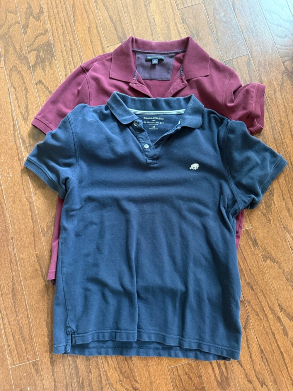 Banana Republic bundle of two men’s, Banana Republic polo shirts, size medium